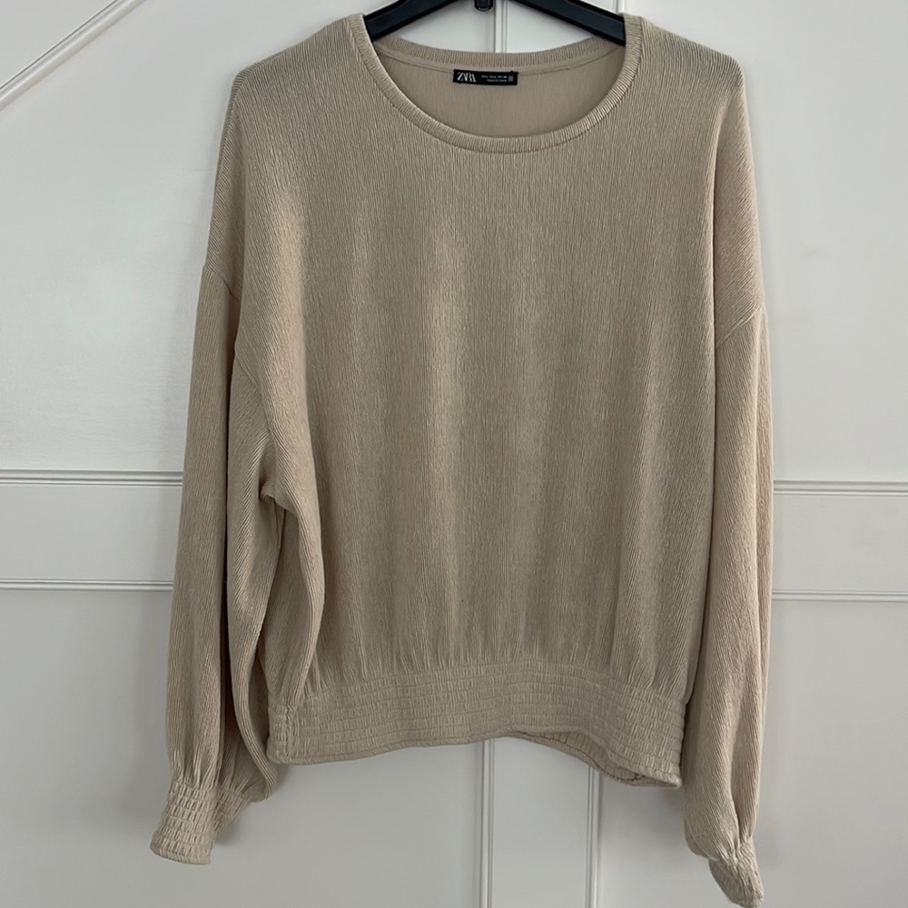 Zara big sleeve top